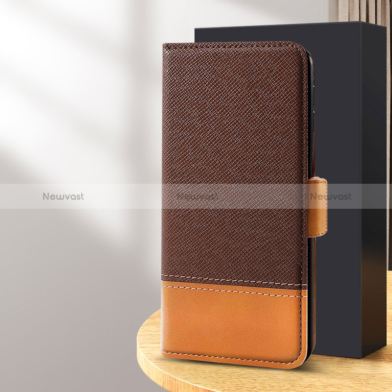 Leather Case Stands Flip Cover Holder BF18 for Samsung Galaxy S24 5G