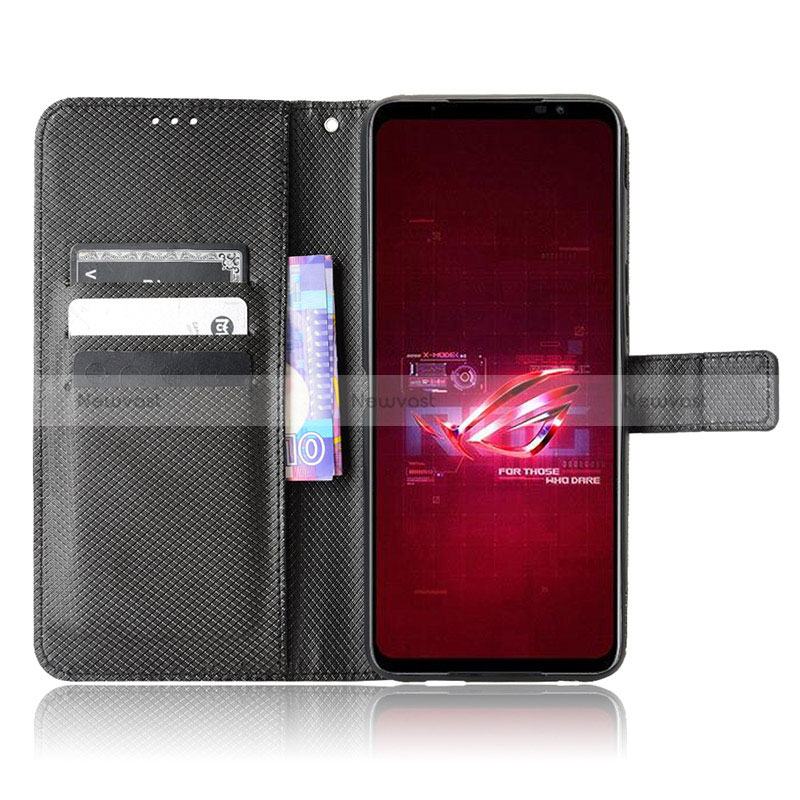 Leather Case Stands Flip Cover Holder BY1 for Asus ROG Phone 6
