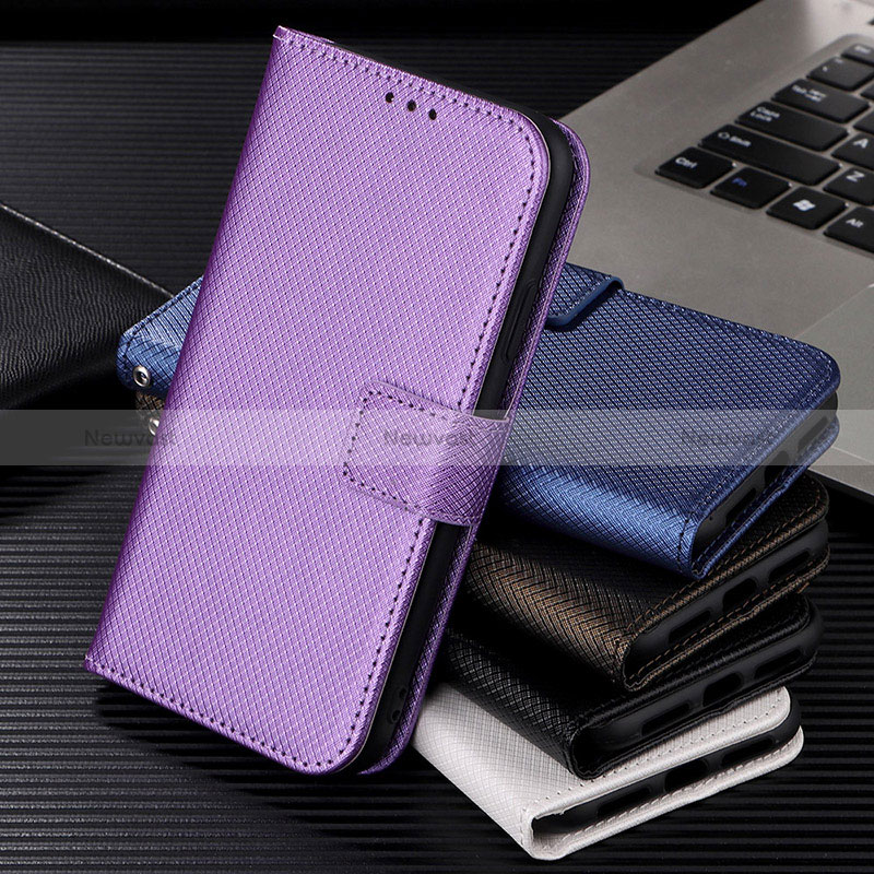 Leather Case Stands Flip Cover Holder BY1 for Google Pixel 4 XL