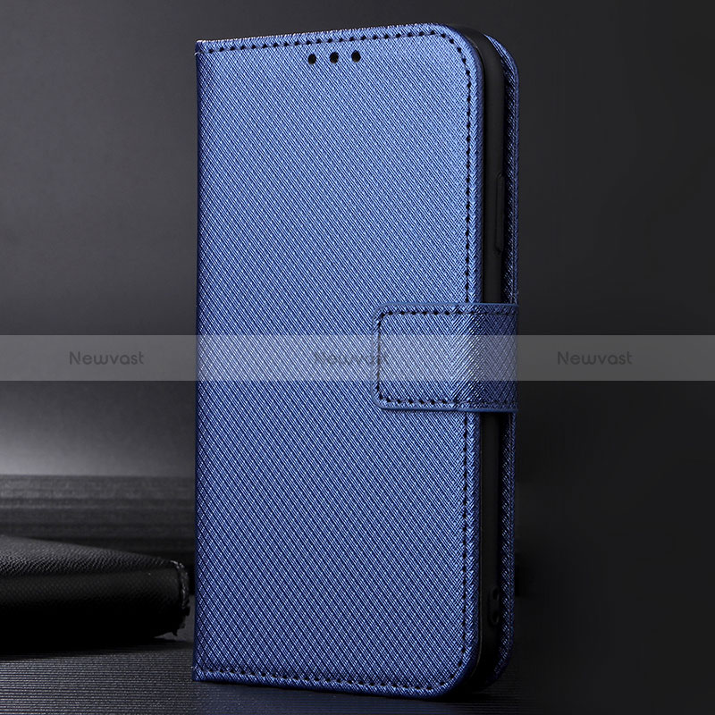 Leather Case Stands Flip Cover Holder BY1 for Motorola Moto E7 Power