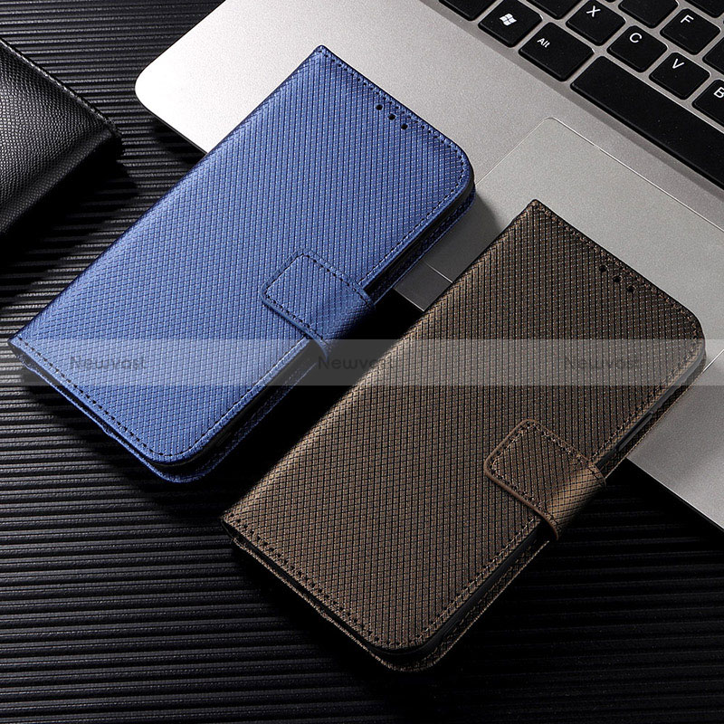 Leather Case Stands Flip Cover Holder BY1 for Nokia C110