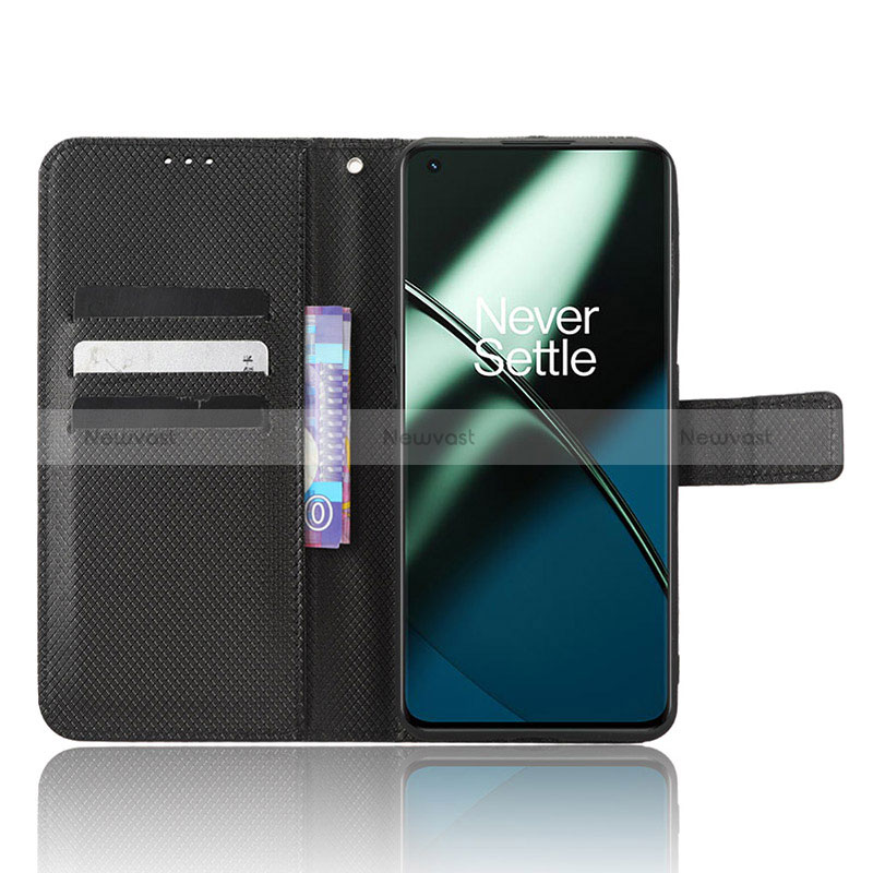 Leather Case Stands Flip Cover Holder BY1 for OnePlus 11 5G