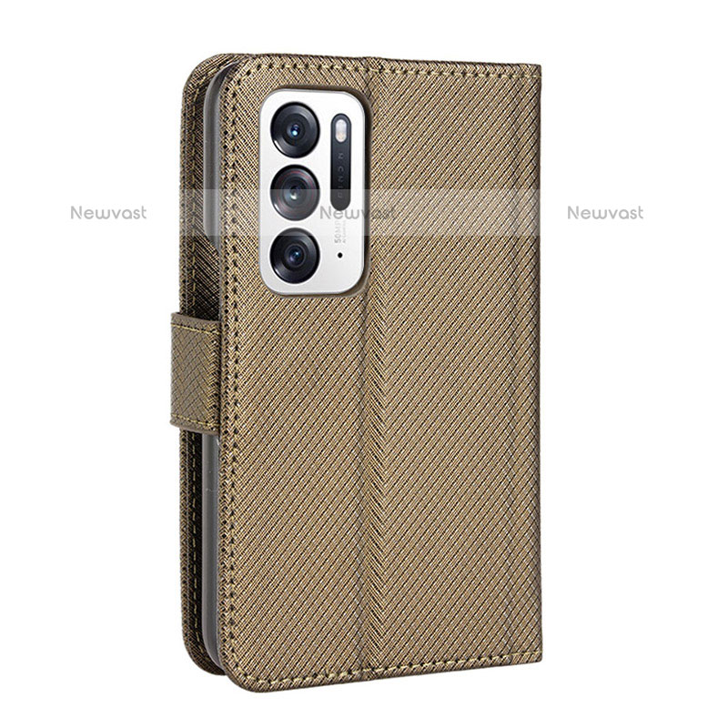 Leather Case Stands Flip Cover Holder BY1 for Oppo Find N 5G