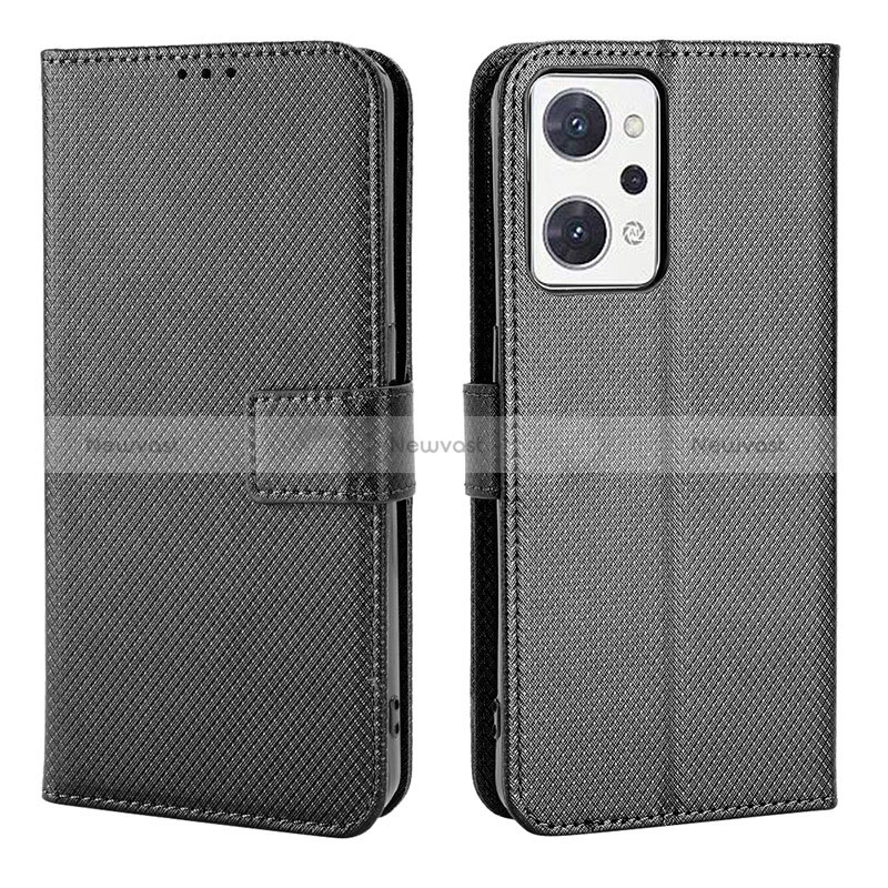 Leather Case Stands Flip Cover Holder BY1 for Oppo Reno7 A