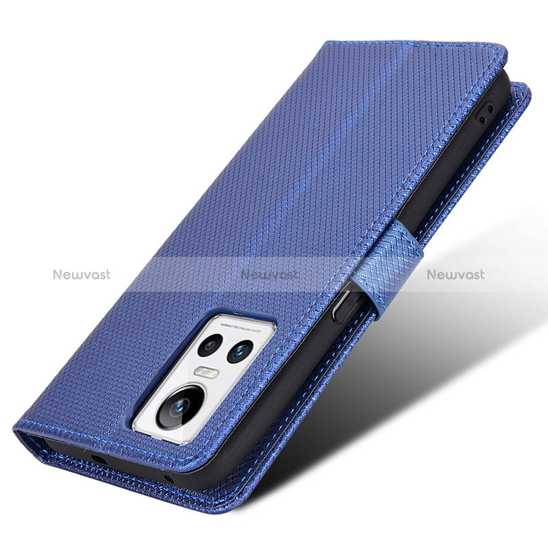 Leather Case Stands Flip Cover Holder BY1 for Realme GT Neo3 5G