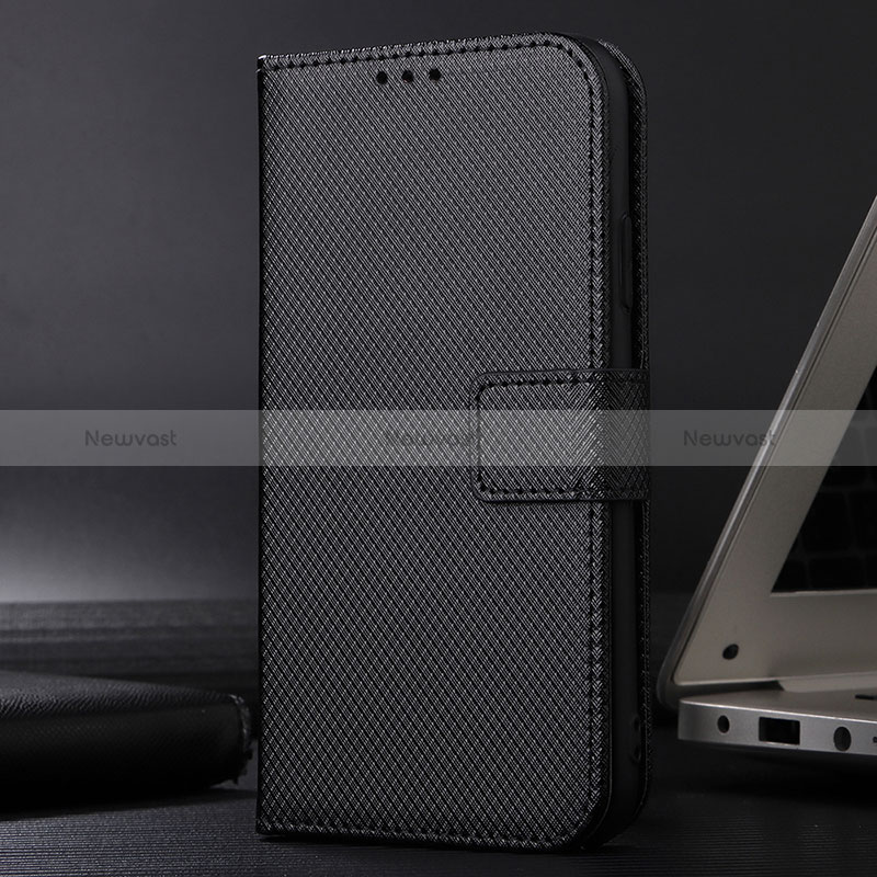 Leather Case Stands Flip Cover Holder BY1 for Samsung Galaxy A01 Core