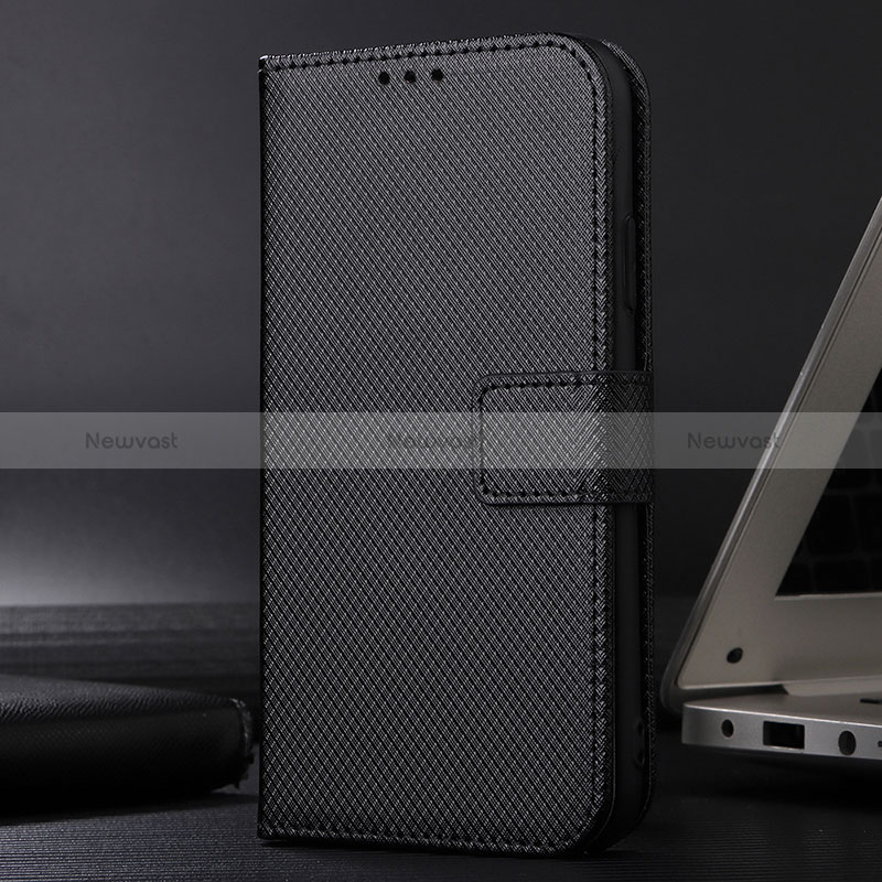Leather Case Stands Flip Cover Holder BY1 for Samsung Galaxy M22 4G