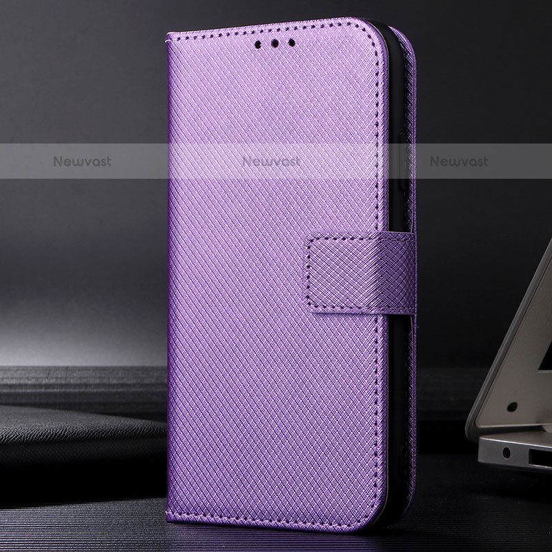 Leather Case Stands Flip Cover Holder BY1 for Samsung Galaxy S22 5G