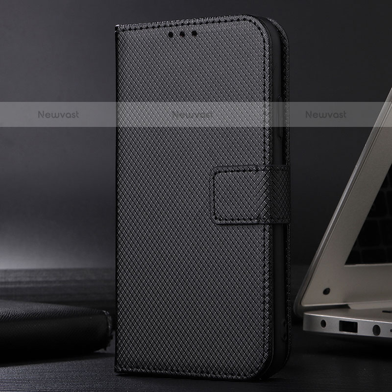 Leather Case Stands Flip Cover Holder BY1 for Samsung Galaxy S23 5G