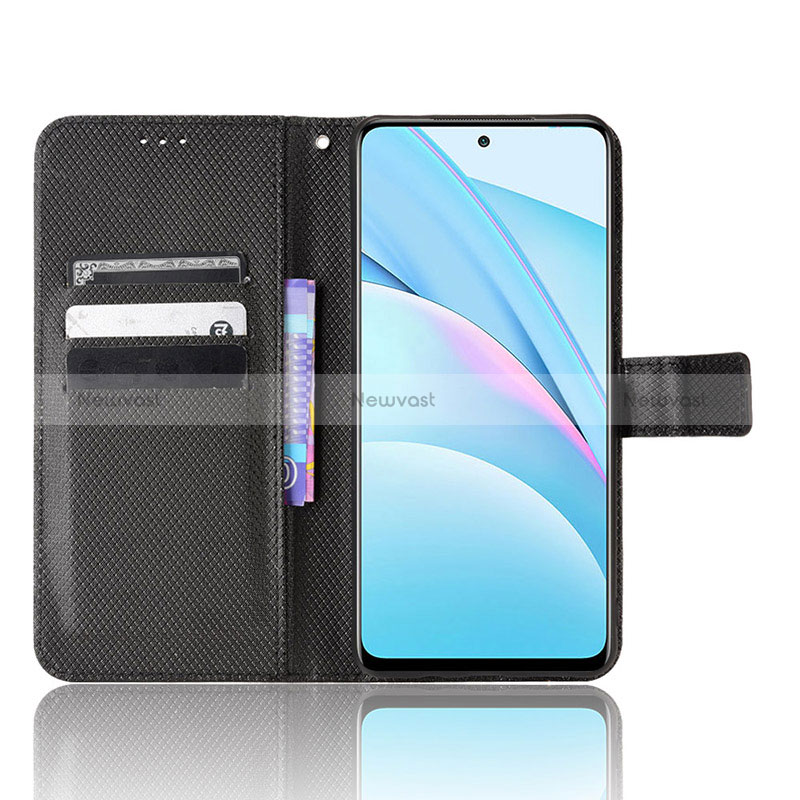 Leather Case Stands Flip Cover Holder BY1 for Xiaomi Mi 10i 5G