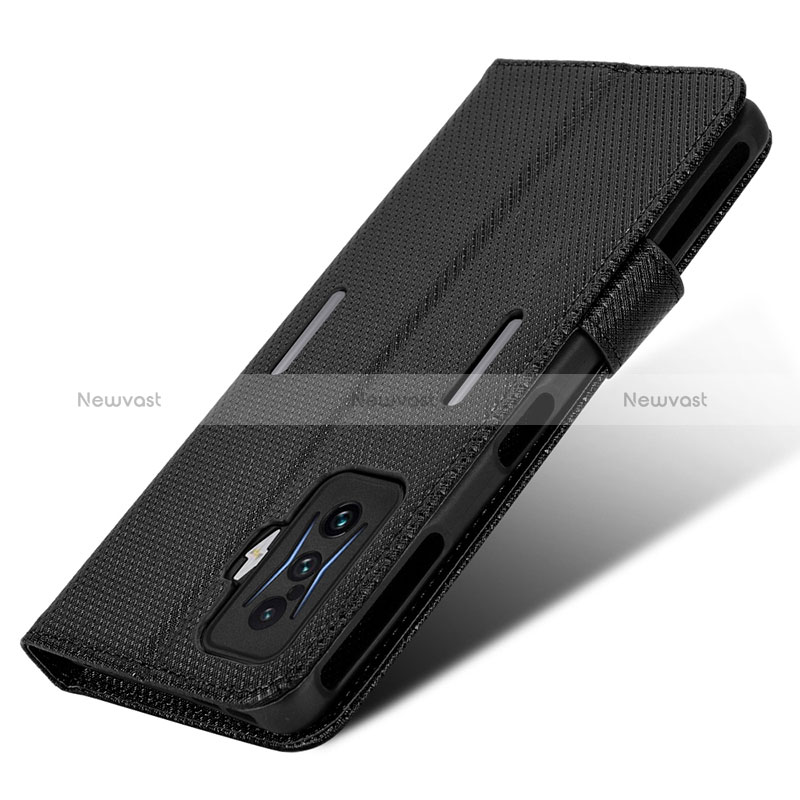 Leather Case Stands Flip Cover Holder BY1 for Xiaomi Poco F4 GT 5G