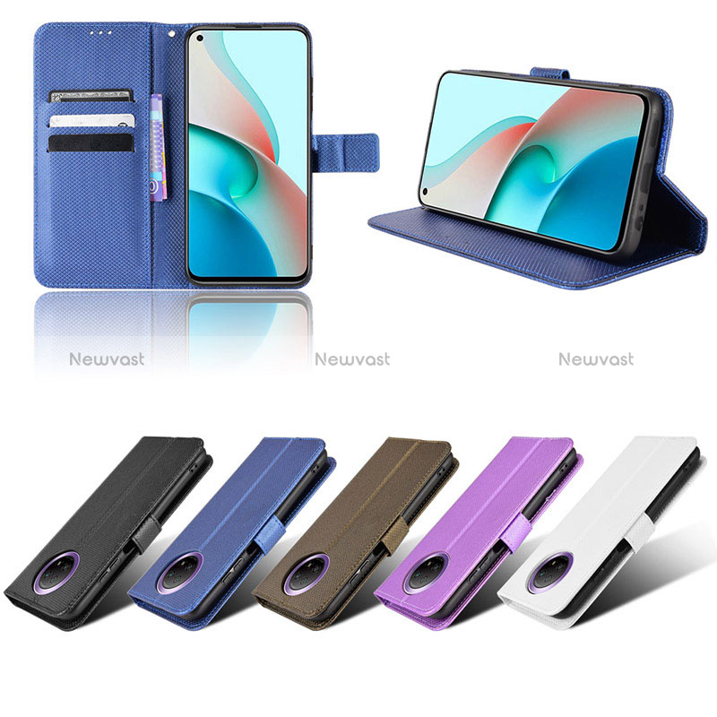 Leather Case Stands Flip Cover Holder BY1 for Xiaomi Redmi Note 9T 5G