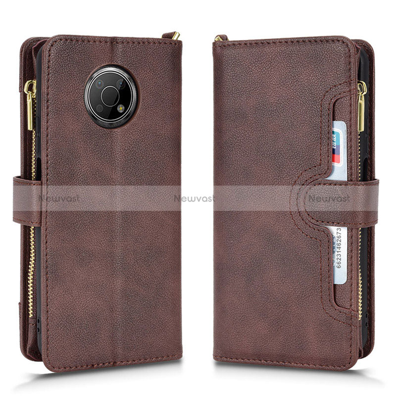 Leather Case Stands Flip Cover Holder BY2 for Nokia G300 5G