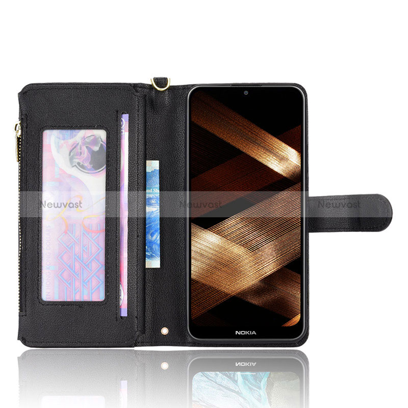 Leather Case Stands Flip Cover Holder BY2 for Nokia G300 5G