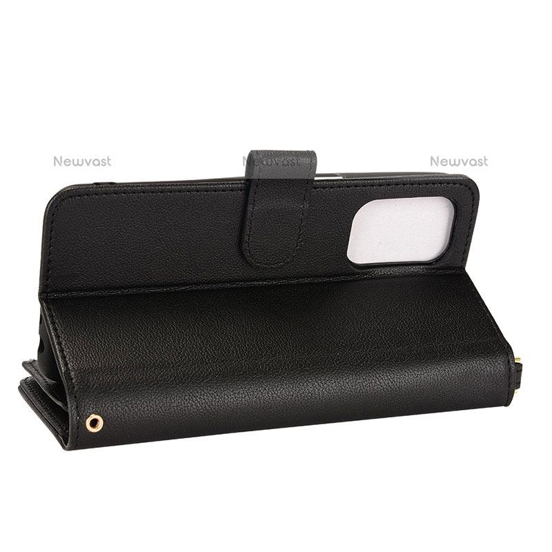 Leather Case Stands Flip Cover Holder BY2 for OnePlus Nord N200 5G