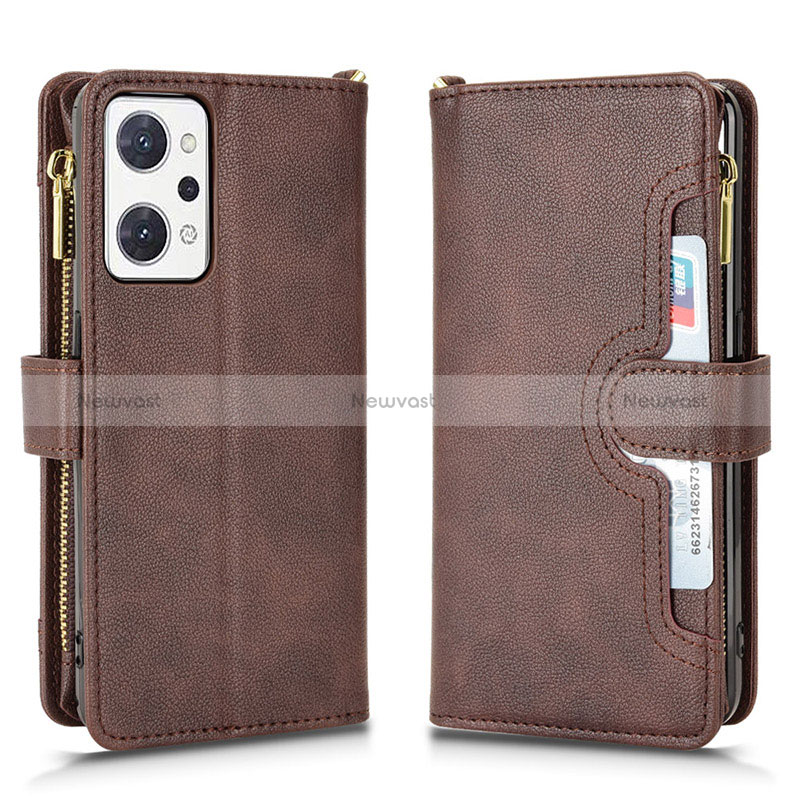 Leather Case Stands Flip Cover Holder BY2 for Oppo Reno7 A