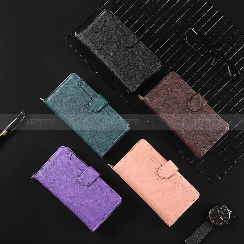 Leather Case Stands Flip Cover Holder BY2 for Samsung Galaxy A04E