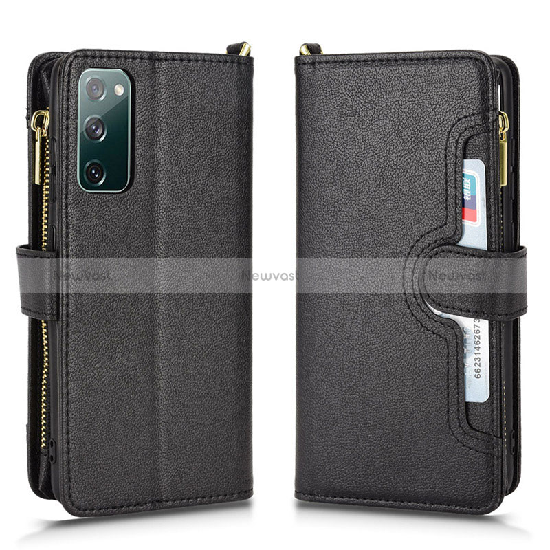 Leather Case Stands Flip Cover Holder BY2 for Samsung Galaxy S20 FE 4G