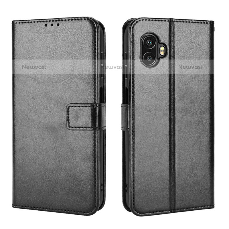 Leather Case Stands Flip Cover Holder BY2 for Samsung Galaxy XCover 6 Pro 5G