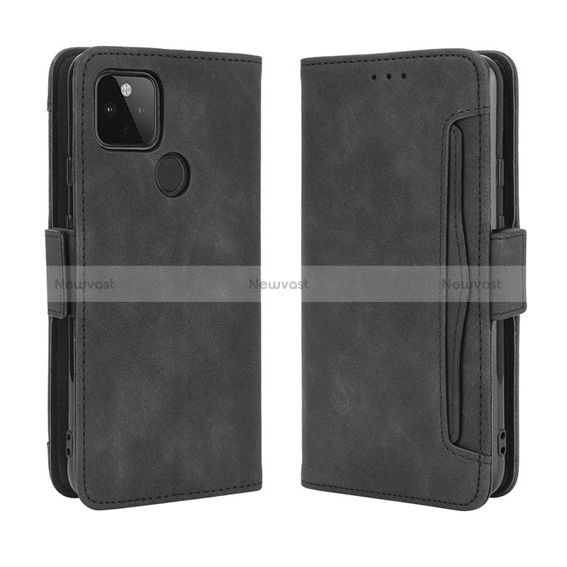 Leather Case Stands Flip Cover Holder BY3 for Google Pixel 4a 5G