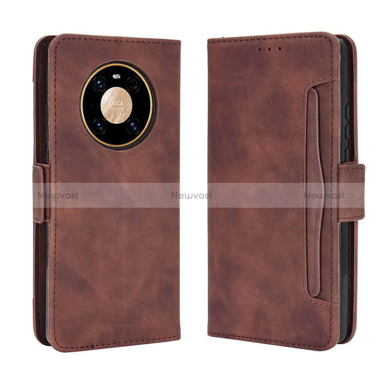 Leather Case Stands Flip Cover Holder BY3 for Huawei Mate 40 Pro