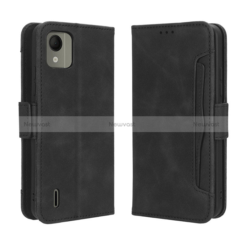 Leather Case Stands Flip Cover Holder BY3 for Nokia C110
