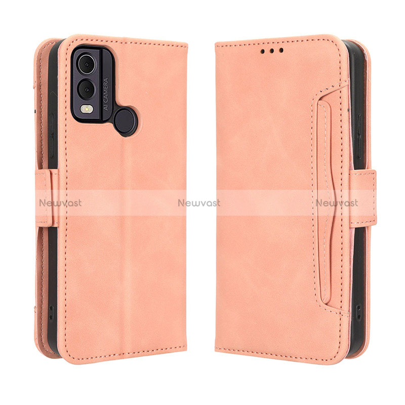 Leather Case Stands Flip Cover Holder BY3 for Nokia C22