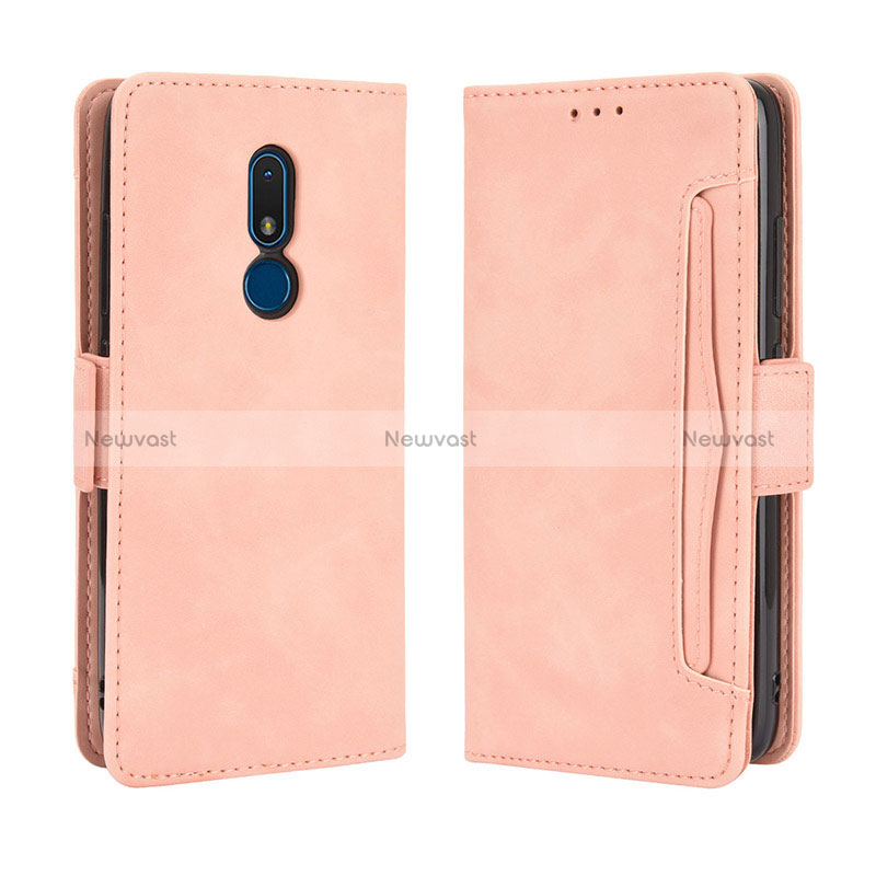 Leather Case Stands Flip Cover Holder BY3 for Nokia C3