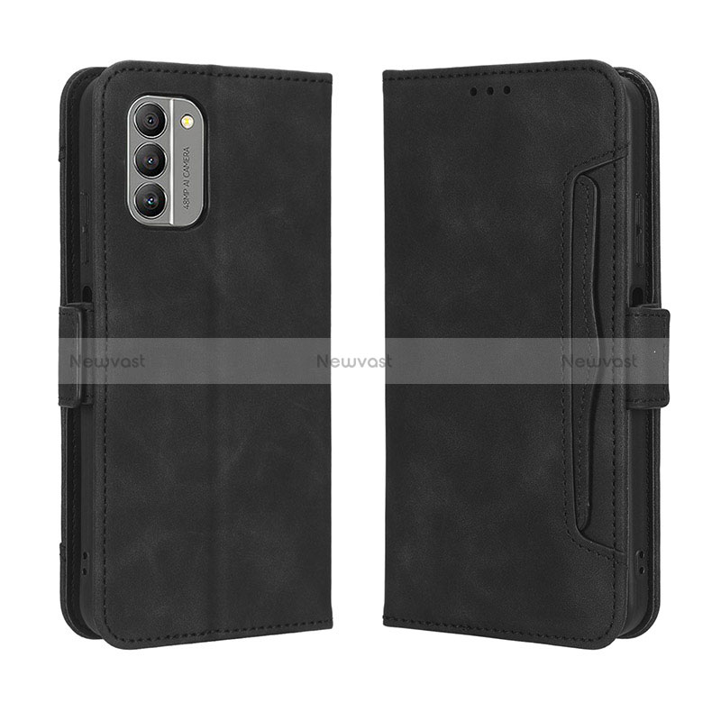 Leather Case Stands Flip Cover Holder BY3 for Nokia G400 5G