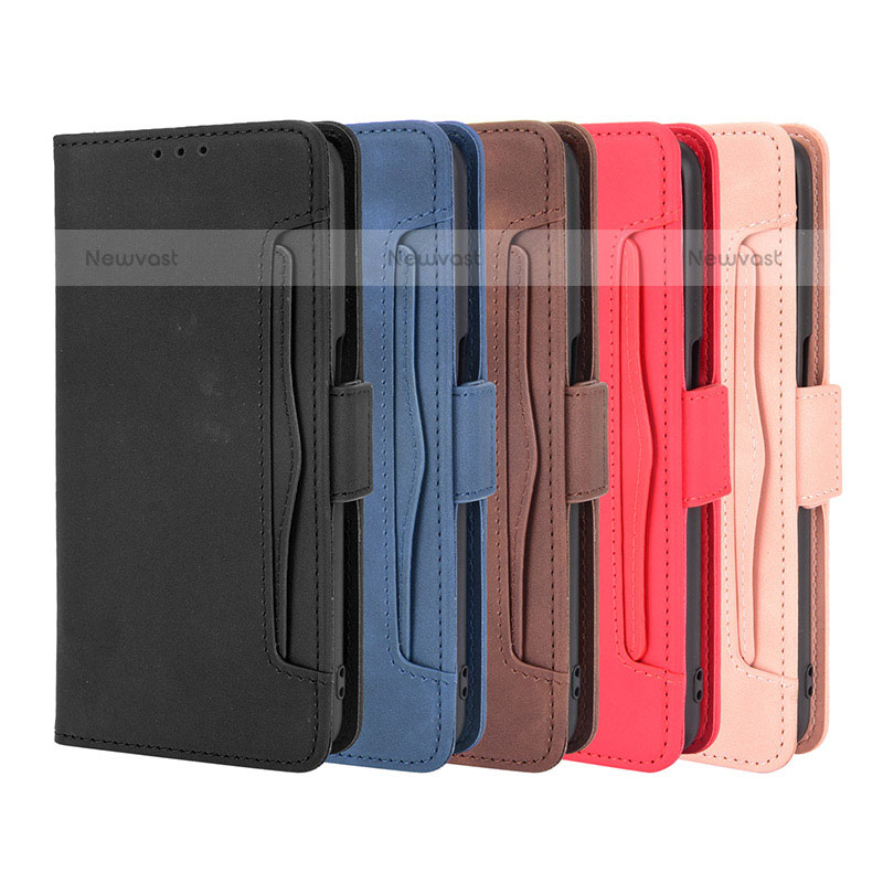 Leather Case Stands Flip Cover Holder BY3 for OnePlus Nord N200 5G