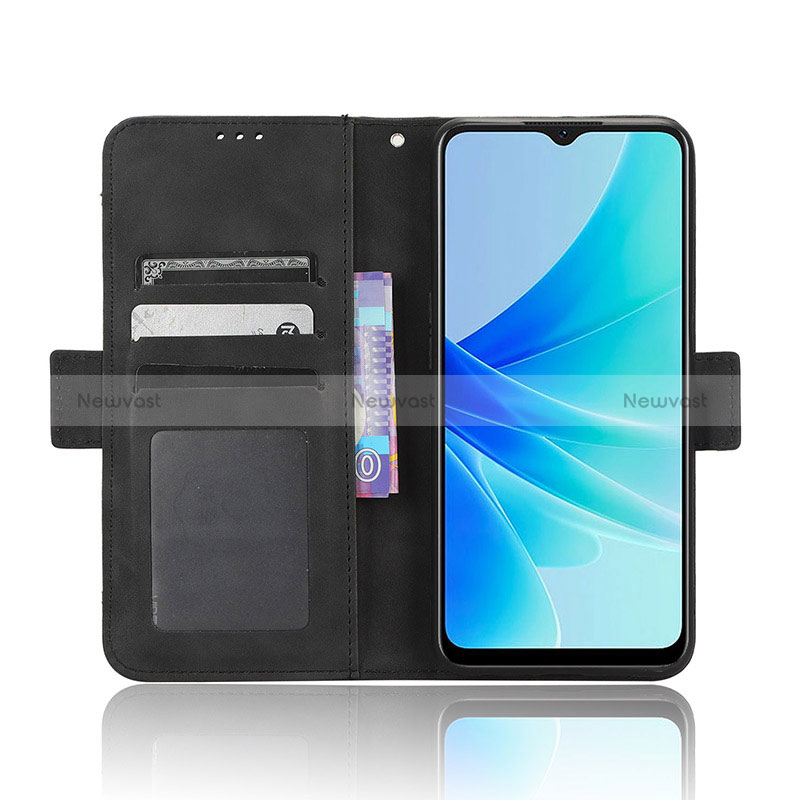 Leather Case Stands Flip Cover Holder BY3 for Oppo A77 4G