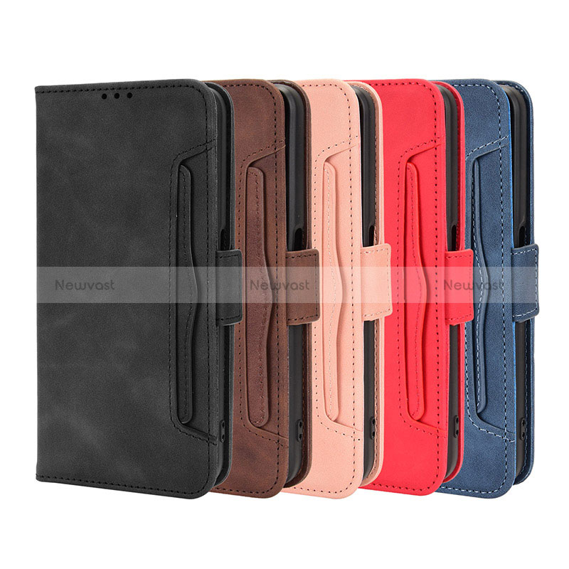 Leather Case Stands Flip Cover Holder BY3 for Oppo A78 5G