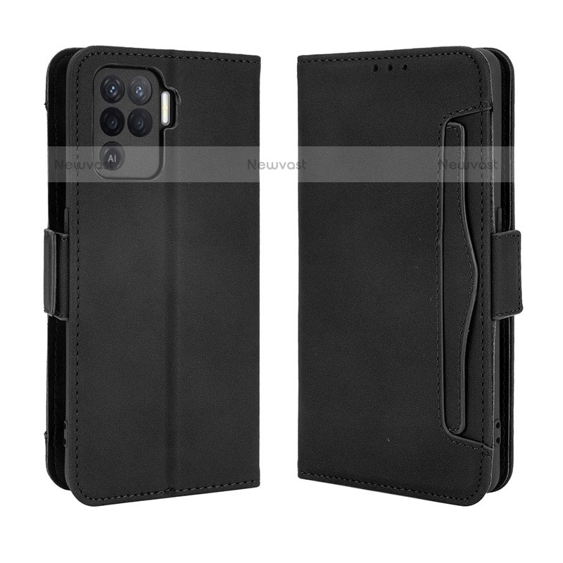 Leather Case Stands Flip Cover Holder BY3 for Oppo A94 4G