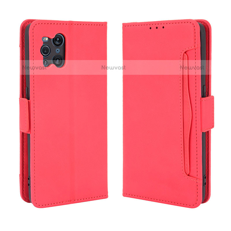 Leather Case Stands Flip Cover Holder BY3 for Oppo Find X3 Pro 5G