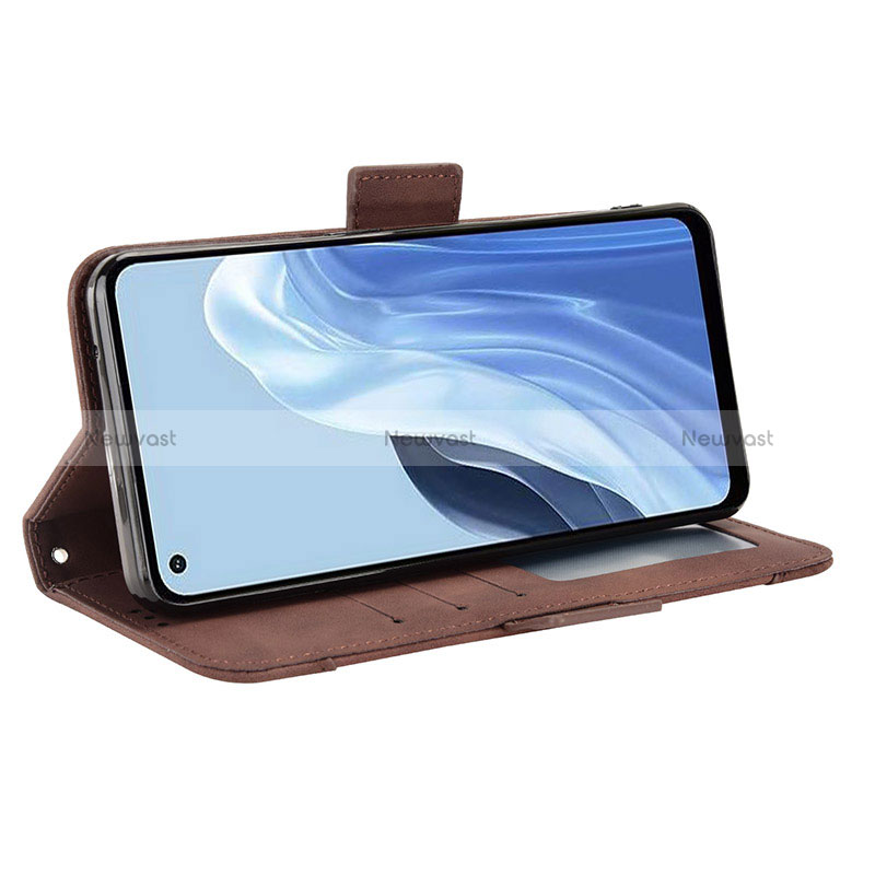 Leather Case Stands Flip Cover Holder BY3 for Oppo Reno7 A