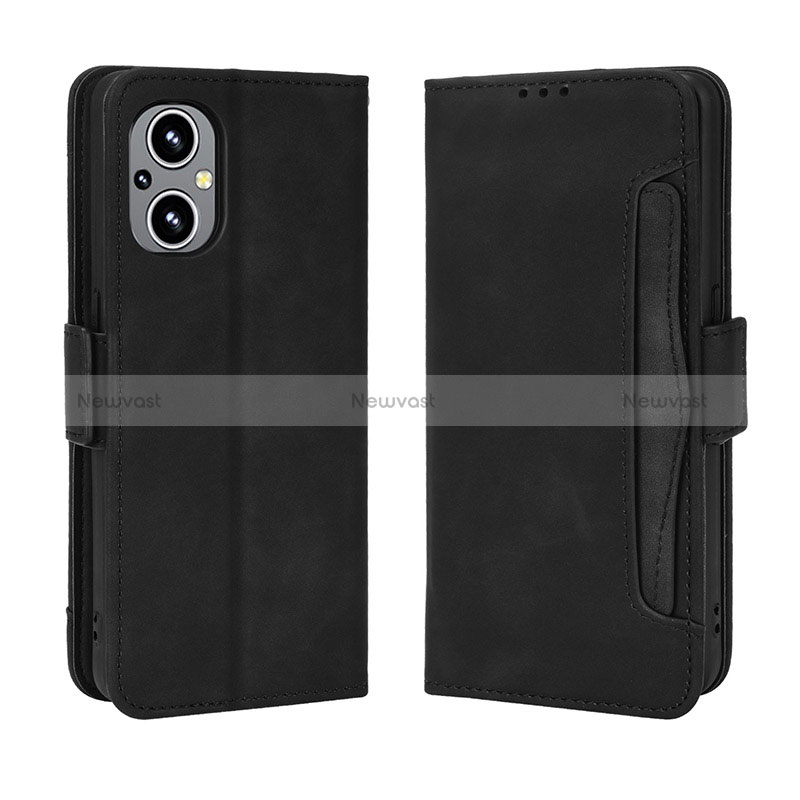 Leather Case Stands Flip Cover Holder BY3 for Oppo Reno7 Lite 5G