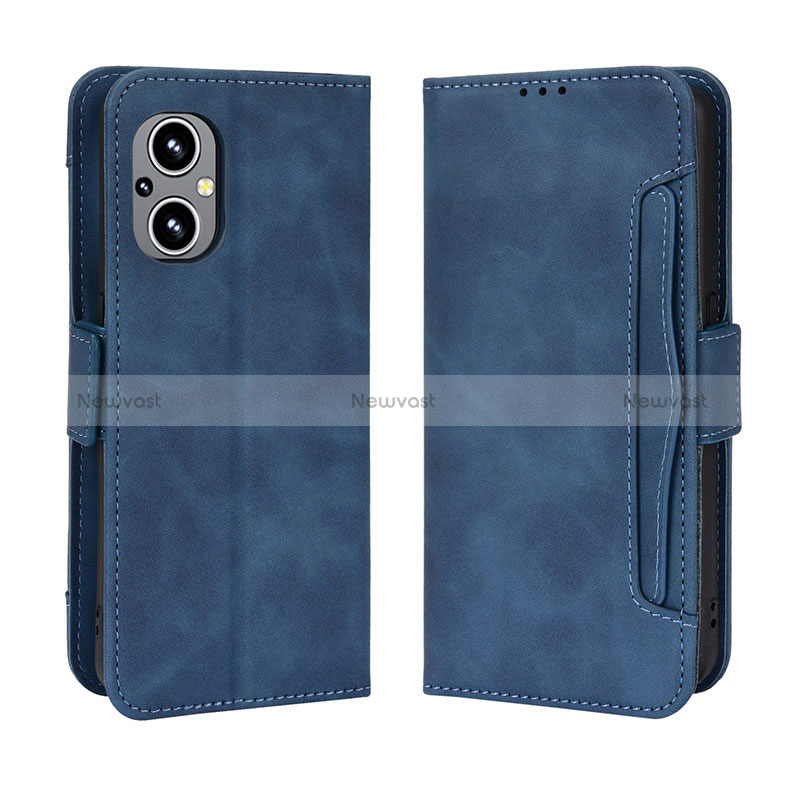 Leather Case Stands Flip Cover Holder BY3 for Oppo Reno7 Z 5G