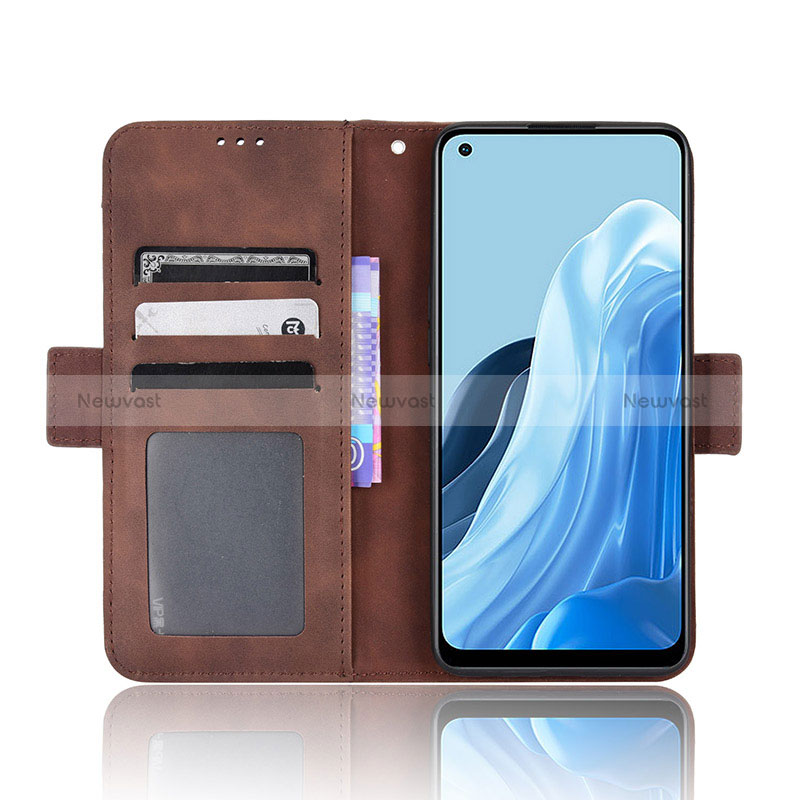 Leather Case Stands Flip Cover Holder BY3 for Oppo Reno8 4G