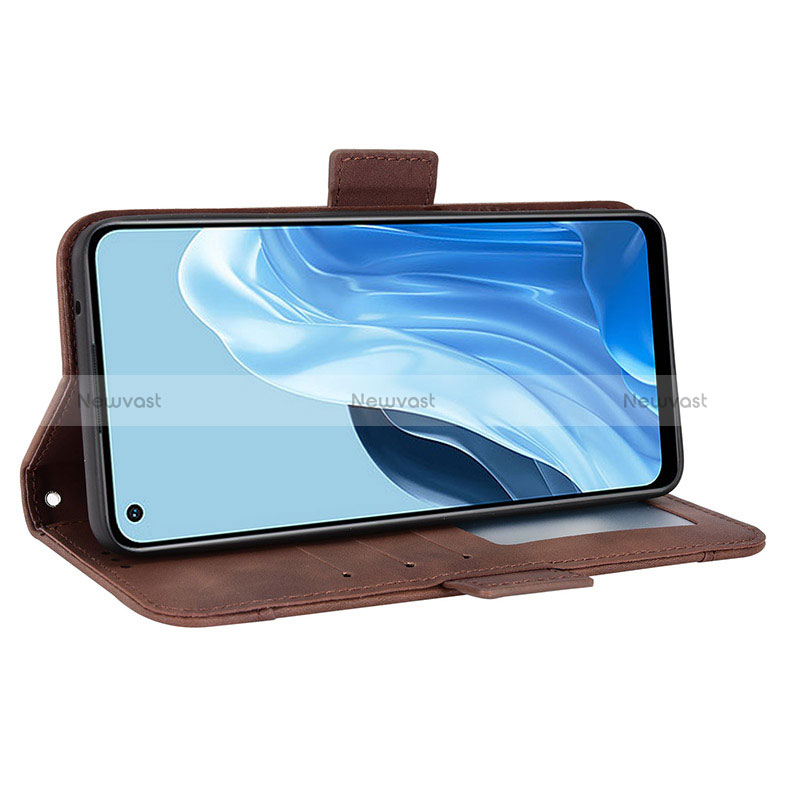 Leather Case Stands Flip Cover Holder BY3 for Oppo Reno8 4G