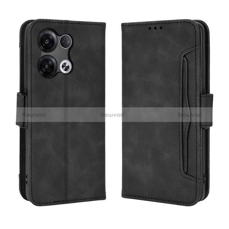 Leather Case Stands Flip Cover Holder BY3 for Oppo Reno8 5G