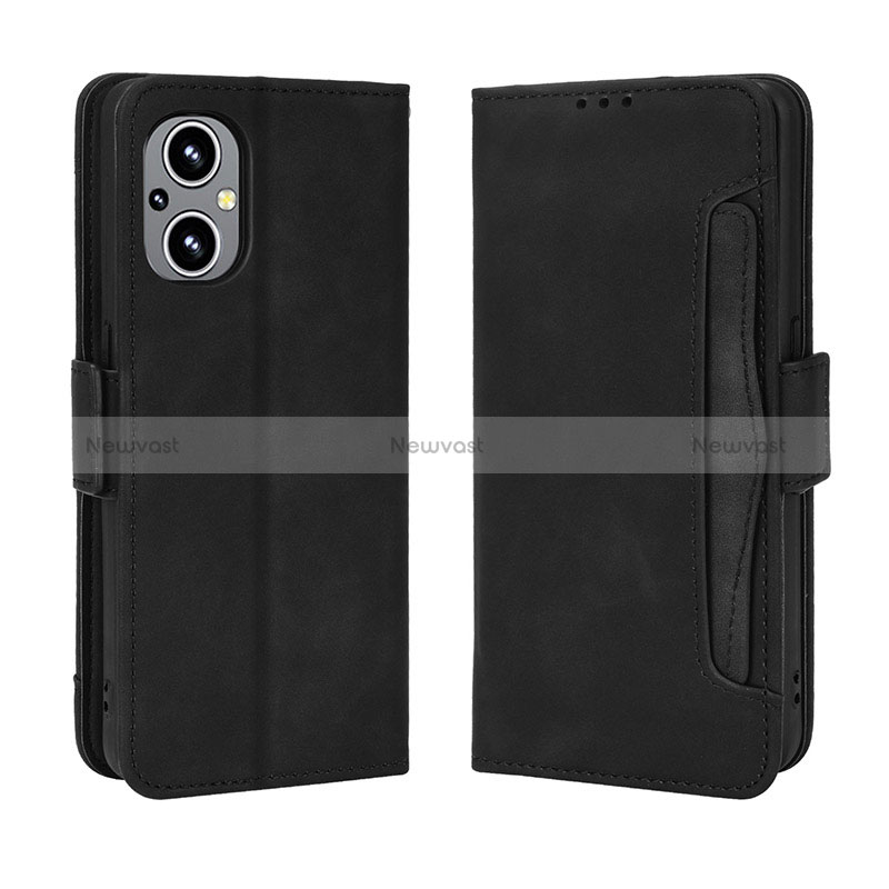 Leather Case Stands Flip Cover Holder BY3 for Oppo Reno8 Z 5G