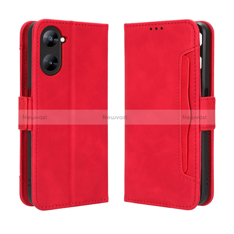 Leather Case Stands Flip Cover Holder BY3 for Realme V30t 5G