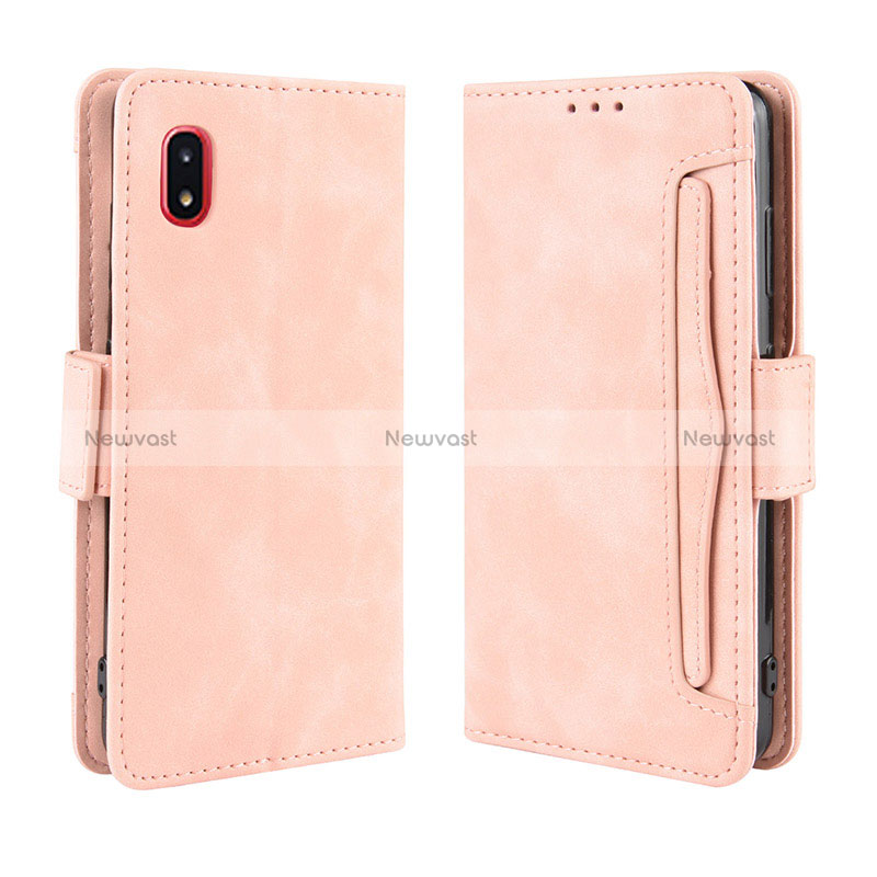 Leather Case Stands Flip Cover Holder BY3 for Samsung Galaxy A20 SC-02M SCV46