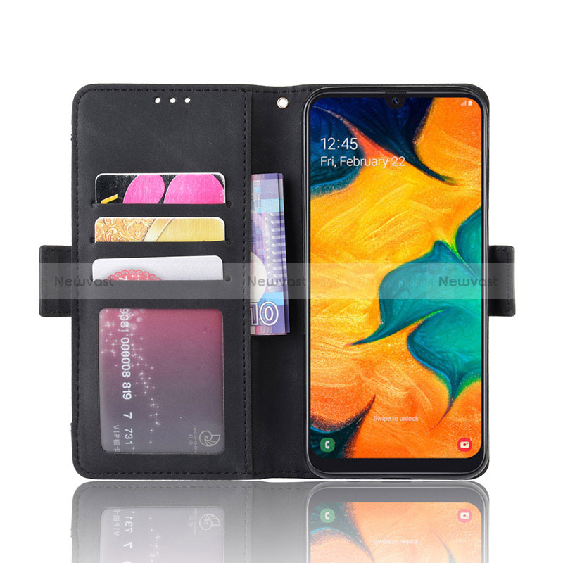 Leather Case Stands Flip Cover Holder BY3 for Samsung Galaxy A20e