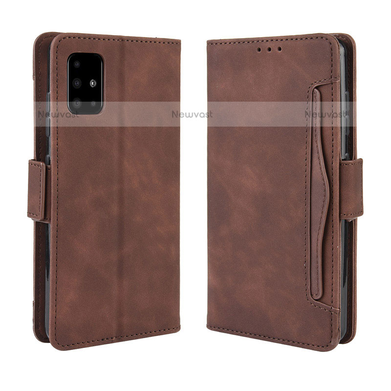 Leather Case Stands Flip Cover Holder BY3 for Samsung Galaxy A51 4G
