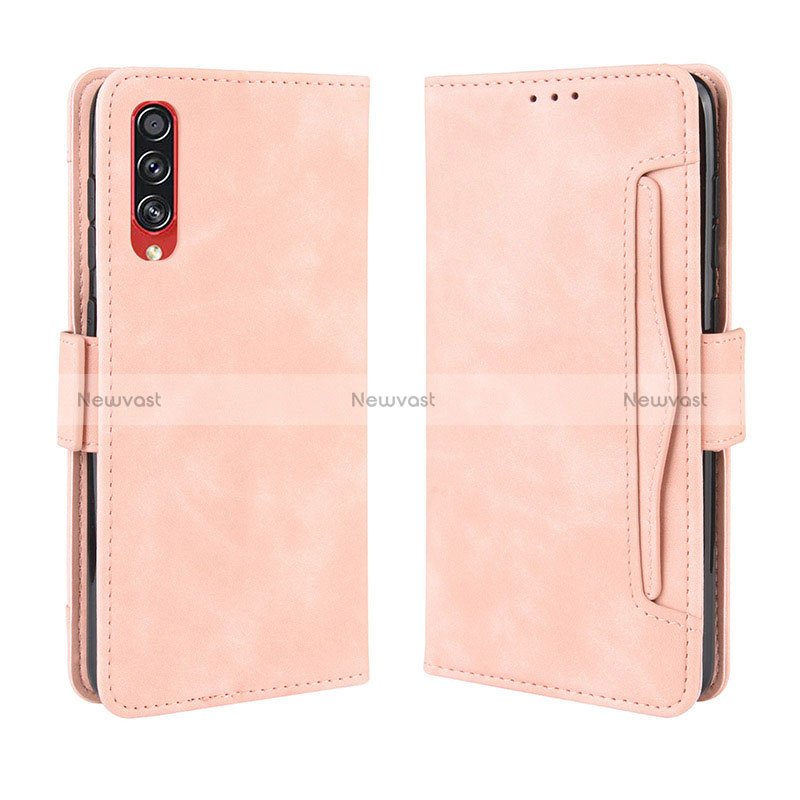 Leather Case Stands Flip Cover Holder BY3 for Samsung Galaxy A70