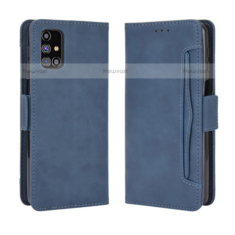 Leather Case Stands Flip Cover Holder BY3 for Samsung Galaxy M31s