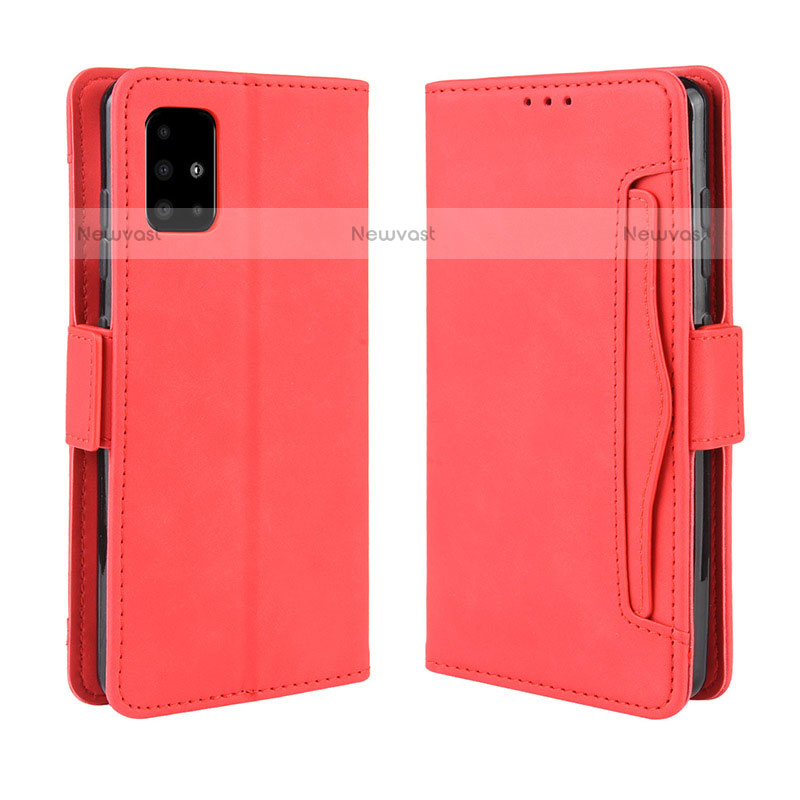 Leather Case Stands Flip Cover Holder BY3 for Samsung Galaxy M51