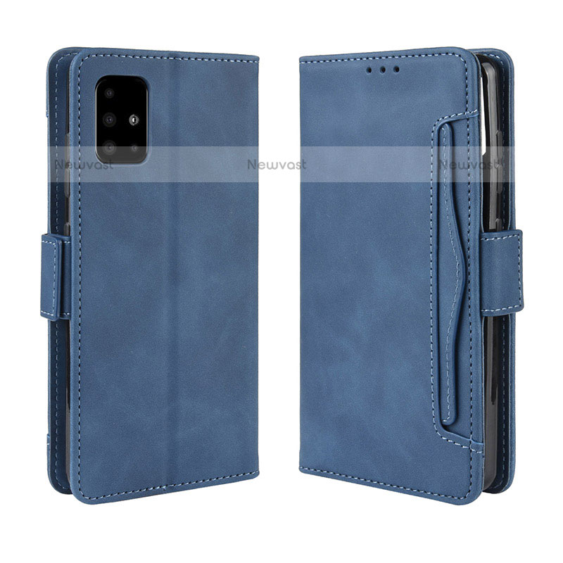 Leather Case Stands Flip Cover Holder BY3 for Samsung Galaxy M51