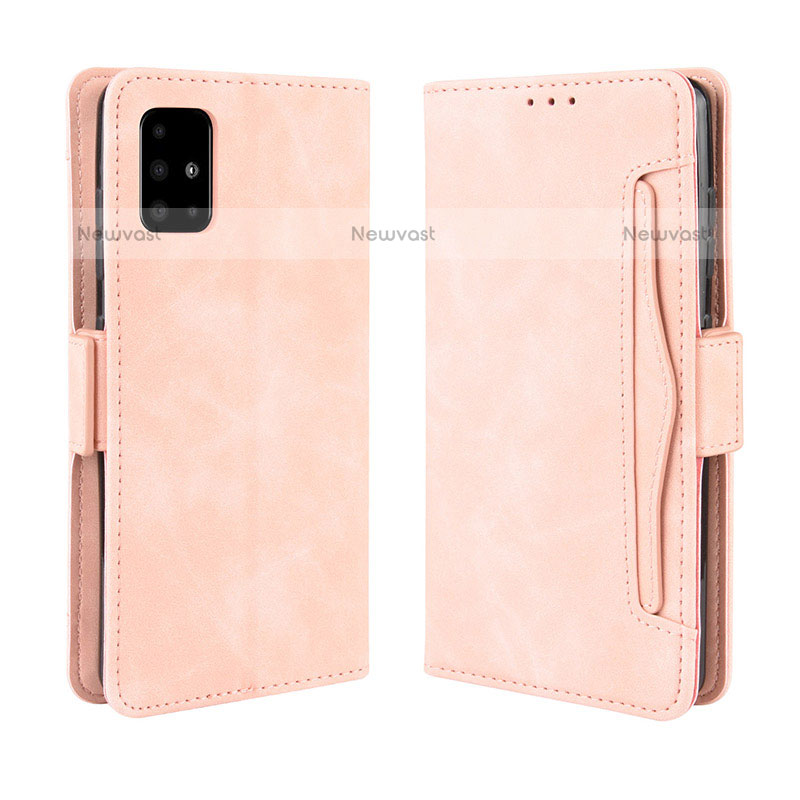 Leather Case Stands Flip Cover Holder BY3 for Samsung Galaxy M51